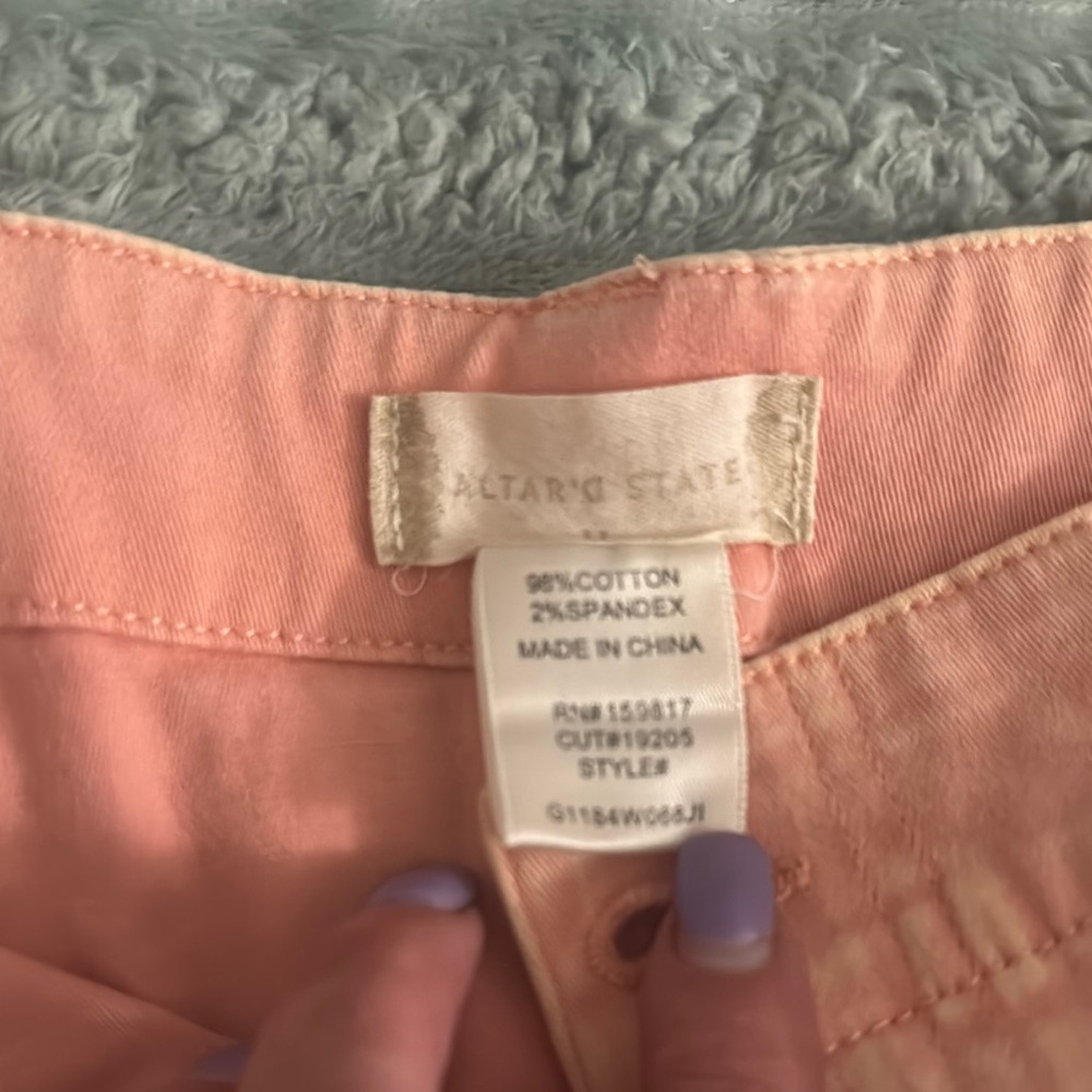 Altar'd State Soft Coral Skirt